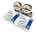 2 Pack Epson Labelworks Label Tape Cartridge by Smyrna Print - LW-300 LW-400 LW-500 LW-600 LC-4WBN9 – Black On White Label Maker Tape – 24 Feet Long