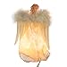 Kurt Adler 10-Light 9-Inch Ivory and Gold Angel Treetop