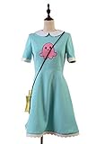 SIDNOR Star vs. The Forces of Evil Princess Star Butterfly Cosplay Costume Attire Outfit (Large) Green