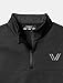 Amazon Brand - Peak Velocity Men's Quantum Fleece 1/4 Zip Athletic-Fit Top
