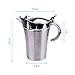 ShineMe Stainless Steel Gravy Boat Sauce Jug with Lid, 26oz Double Wall Insulated, Storage for Gravy or Cream, Used at Home & Kitchen