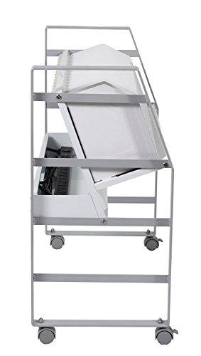 Offex School Office 16 Device Mobile Open Charging and Storage Cart for Tablets, Chromebooks - Thumbnail 3