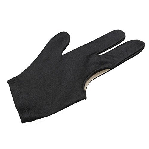 ISPIRITO Billiard Gloves 12 PCS Set 3 Finger Show Pool Cue Gloves Strentchy One Size Fits All Men or Women Snooker Gloves Left Hand or Right Hand for Billiard Shooters Professional Spandex, One Dozen - Thumbnail 2