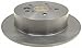ACDelco Silver 18A1680A (19287251) Non-Coated Rear Disc Brake Rotor
