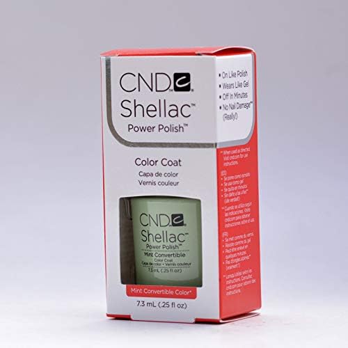 Hot New Color C N D Shellac UV LED Gel Nail Polish (Mint Convertible)