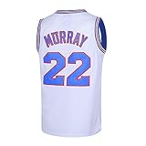 Mens Basketball Jerseys #22 Bill Murray Space Jam Jersey White/Black