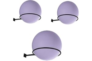 Large Stability Ball Storage Rack Exercise Dall Wall Holder Yoga Studio Gym Exercise Ball and Equipment Organizer（3 pcs）
