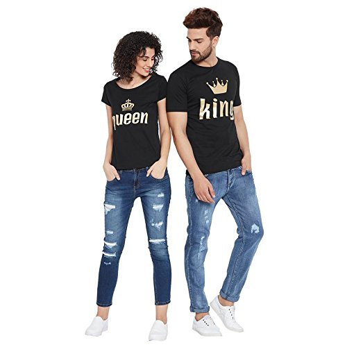 the dry state couple's cotton multicolour stylish tshirt