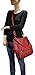 Scarleton Puffer Tote Bag - Shoulder & Travel Handbag for Women, Red B
