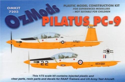 Pilatus Pc9 (Us Army Test And Raaf Trainers) 1/72 Resin Kit Ozmods