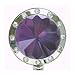 Tapp Collections Purple/Silver Bling Crystal Purse Hanger