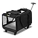 Bonnlo Cat Puppy Pet Wheels Rolling Carrier Stroller - 20
