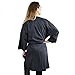 Hair Salon Smock with Pocket - Black Client Wrap Gown - Cutting Robe - Client Gown Salon - Salon Client Gown Robes - Stylist Gown - Spa Gown - Haircut Gown