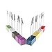 NUOLUX Note Clip Stand Photo Holder Stand Memo Clip 16pcs (Random Color)