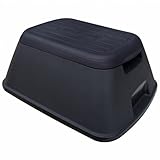 ENNOVEA Life, LLC Anti-Tip Safe-T-Stool & Carry Basket Black by Ennovea Life