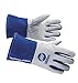 Welding Gloves, 3D, Wing, 11In, WhiteBlue, PR