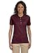 Jerzees Jersey Polo Shirt with Spotshield, L, Maroon