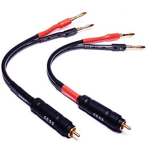 CESS-024-6i Banana Plugs to RCA Cable 6 