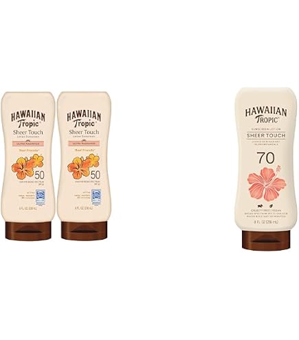 Amazon.com: Hawaiian Tropic Sheer Touch Ultra Radiance SPF 70 and