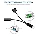 Headphone Adapter Jack Dongle for iPhone Xs/Xs Max/XR/ 11/11Pro 8/8 Plus/X / 7/7 Plus Adapter Listen to Music Adapter Audio and Charge 3.5mm Splitter Converter Compatible with Adaptor Charger(Black)thumb 1