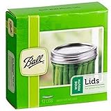 Ball 6 Dozen Or 72 Lids Total, Wide Mason Jar Canning Lids