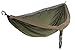 ENO, Eagles Nest Outfitters DoubleNest Lightweight Camping Hammock, 1 to 2 Person, Khaki/Olive/Silver