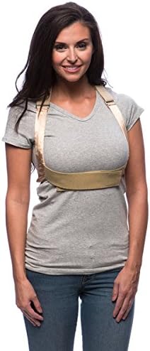 BAXUWomen Female Posture Corrector - Shoulder Support & Upper BackBrace | Comfortable & Adjustable - Nude