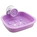 JOJO STYLE Multiple Plastic Soap Case Holder Container Box - With Gifts – Bathroom Soap Case – Macaron Purple