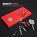 VIVOHOME Professional Helicoil Thread Repair Kit Metric 131pcs M5 M6 M8 M10 M12