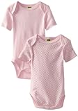 Kushies Unisexbaby Newborn Everyday Mocha Layette Two-Pack Short-Sleeve Bodysuits