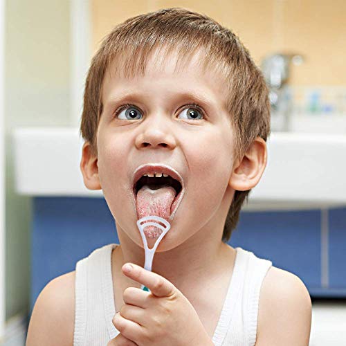 Tongue Cleaner Scraper, High-Quality Plastic Tongue Scrubber for Kids and Adults, 6-Pack - Thumbnail 7