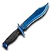 FadeCase Bowie Blue Steel - Real CSGO Knife Skin Counter Strike Global Offensive Full Tang Fixed Blade with Blade Sheath