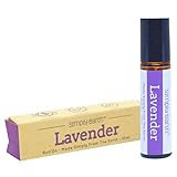 Lavender Essential Oil Roll-On Bottle by Simply Earth - 10ml, 100% Pure Therapeutic Grade
