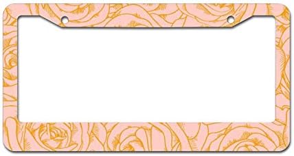 普通車 軽自動車 ナンバープレート 激安超特価 ヴィンテージ風 ピンクのバラ カラーフレーム 車用 家電 カメラ 正規品送料無料 ナンバーフレーム B0fjs855 ライセンスフレーム ナンバープレートフレーム B0fjs855 新作製品 世界最高品質人気 ピンクのバラ 1枚