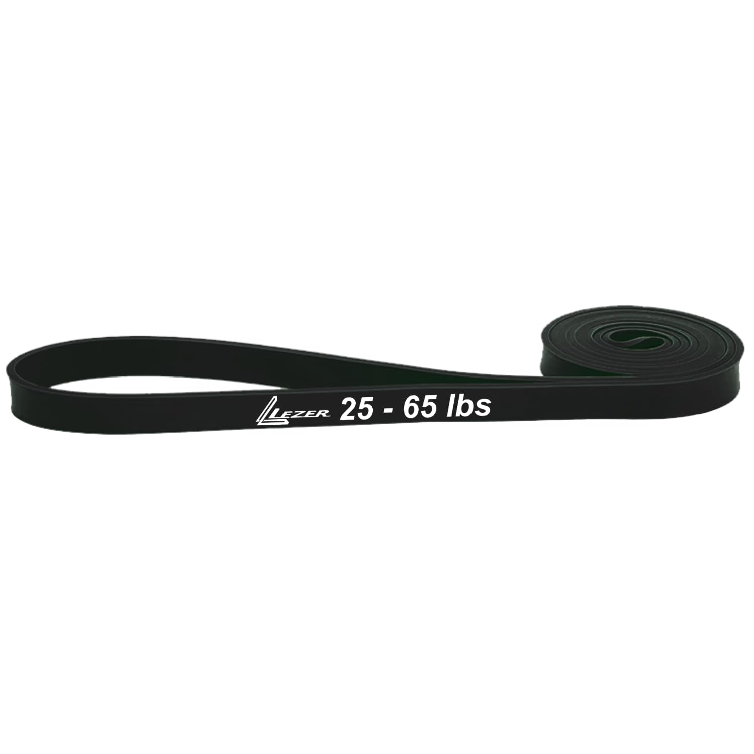 Photo 1 of LEZER Resistance Bands - 25-65 lbs, Black - Workout & Physical Therapy Bands with Instruction