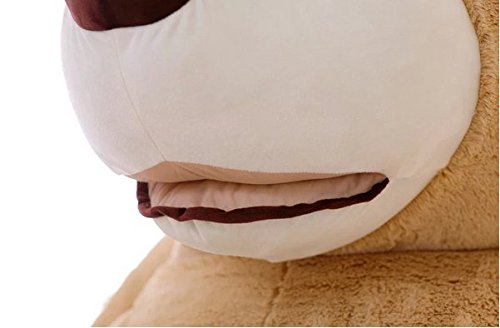 Hugme Riesen Teddybär XXL 200 cm groß samtig weich Kuscheltier für Erwachsene und Kinder – Bild 6
