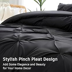 DOWNCOOL King Comforter Set - Black Comforter King