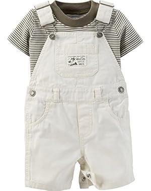 Carter's Baby Boys' 2-Piece Tee & Shortall Set - Island Cutie