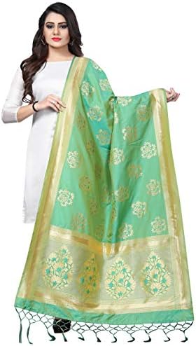 Silk Zone Women's Banarasi Art Silk dupatta for women