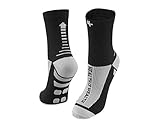 Health Is Wealth Plantar Fasciitis Relief Compression Socks Anti Fatigue Medical Sock Sleeve for Men and Women - Improves Blood Circulation, Provides Relief for Swelling, Cramps (Black, Large)