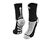 Health Is Wealth Plantar Fasciitis Relief Compression Socks Anti Fatigue Medical Sock Sleeve for Men and Women - Improves Blood Circulation, Provides Relief for Swelling, Cramps (Black, Large)