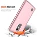 LG K20 Plus Case, LG K20 V Case, LG Grace LTE Case, LG Harmony Case AMENQ 3 in 1 Heavy Duty Absorb Impact Touch Silicone Rubber Smooth PC Protection Cover for LG K10 2017 (Matte Rose)