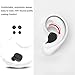 Wireless Earbuds, Xunpuls Bluetooth Headphones Bluetooth V5.0 Deep Bass Stereo Sound Mini Sweatproof Sport Headsets in-Ear Noise Cancelling with Built-in Mic and Charging Case for Cell Phone (Black)