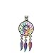 5X/lot Rainbow Flower Dream Catcher Leaves Beads Cage Pendant Locket DIY