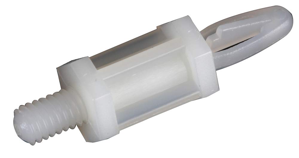 DURATOOL Studded Lock-In PCB Support, Nylon 6.6, 12.7mm x 7.8mm, Pack of 50 – DTRMSCBS-8-01
