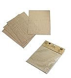 Canvas Crafts 6 Sheets 100% Natural, 8 1/2