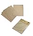Canvas Crafts 6 Sheets 100% Natural, 8 1/2