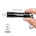 EverBrite Keychain LED Flashlight Mini Bright Keyring Portable Pocket Lights IPX4 Water Resistant AAA Battery Included, Black,3.1 Inch