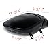 Senkauto Black Rear Passenger Pillion Pad Seat For Victory Boardwalk High-Ball Vegas Highball Gunner Kingpin Deluxe Judge