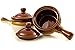 Gibson French Onion Soup Crock Bowls with Handles, 15 Ounce - Set of 4